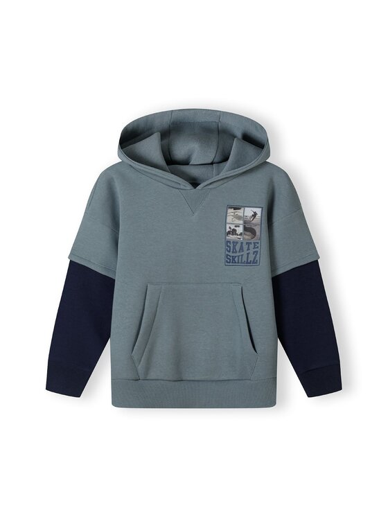 Bluza, rozmiar 122/128, Zielony, 19fleece62