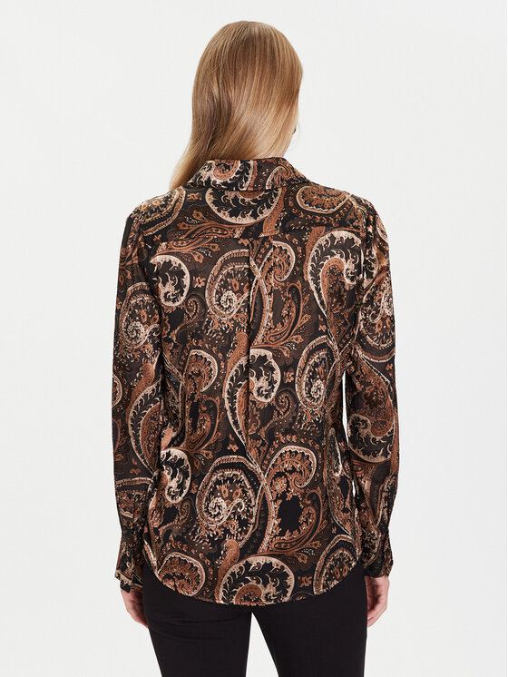 Guess Guess Camicia W5BH78 W2770 Marrone Regular Fit