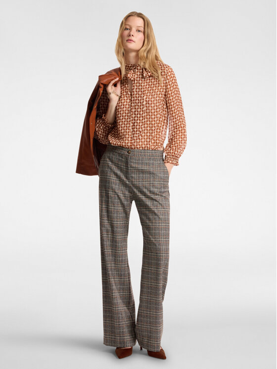 Elena Mirò Elena Mirò Blusa 2119P100164N001 Marrone Regular Fit