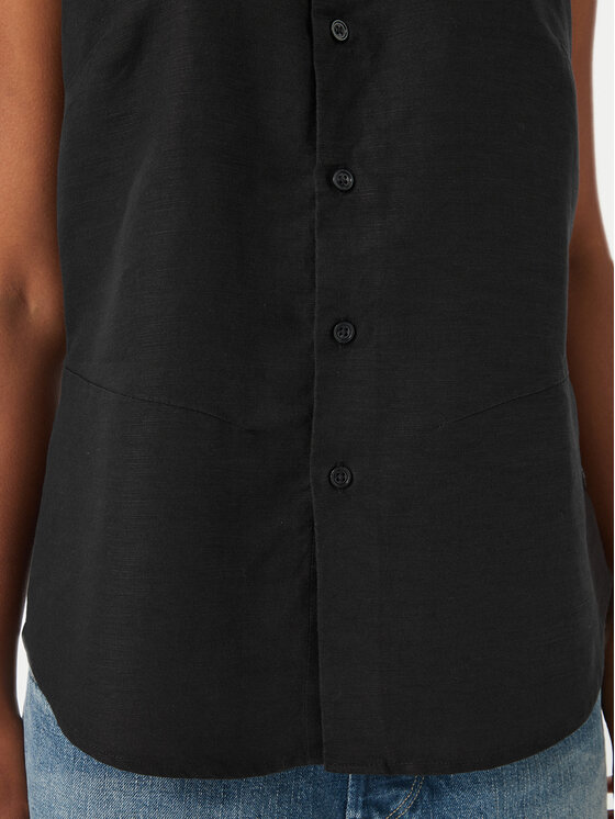 G-Star Raw G-Star Raw Felső Fluid D29383-E515 Fekete Regular Fit