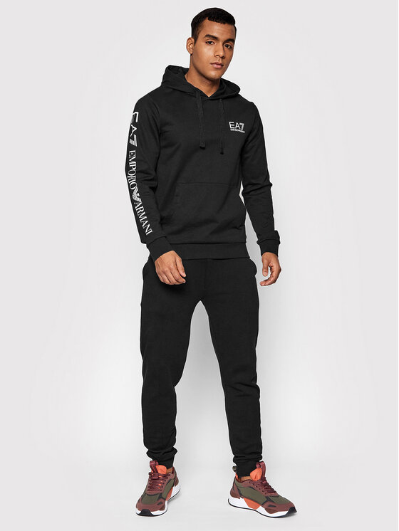 EA7 Emporio Armani EA7 Emporio Armani Суитшърт 8NPM18 PJ05Z 0203 Черен Regular Fit