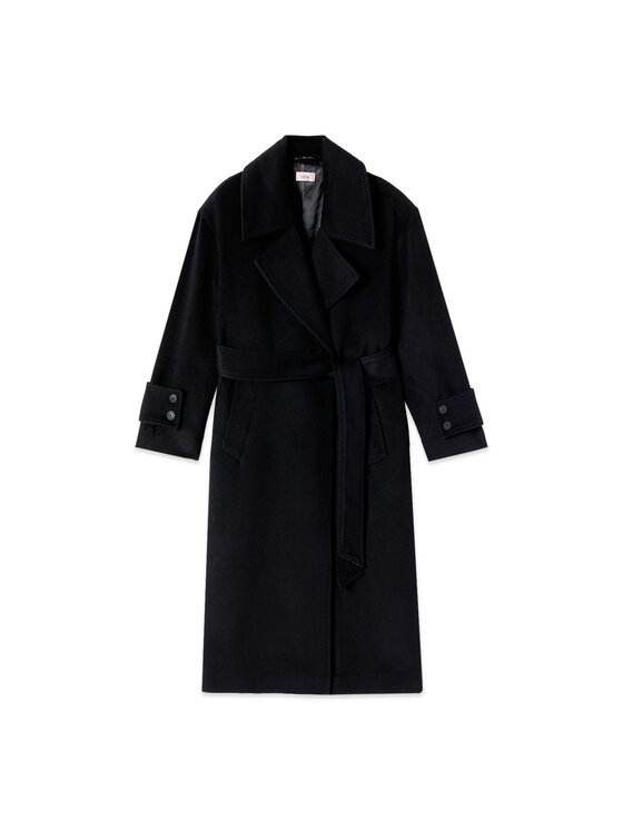 Oltre Oltre Cappotto invernale 0019J000176N033 Nero A-Line Fit