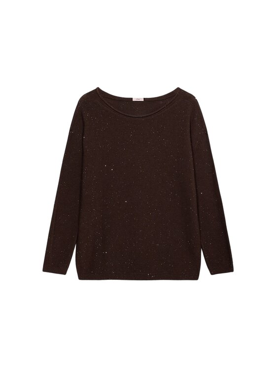 Oltre Oltre Maglione M128E002128N022 Marrone Regular Fit