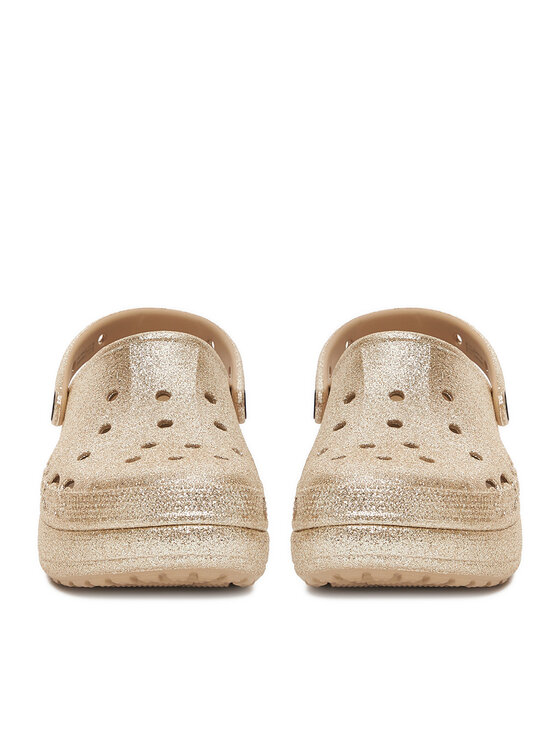 Crocs Crocs Iešļūcenes BAYA PLATFORM CLOG 208459-212 Zelta