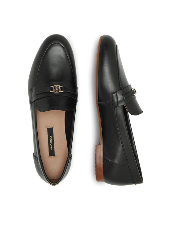 GINO ROSSI GINO ROSSI Loafersy AMBER-23453PE Černá
