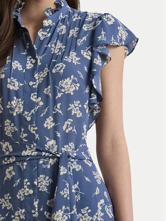 LAUREN RALPH LAUREN LAUREN RALPH LAUREN Košilové šaty 200970726001 Modrá Regular Fit