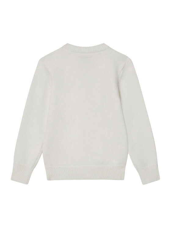 Guess Guess Sweter N6RR01 Z2ZK2 Écru Regular Fit