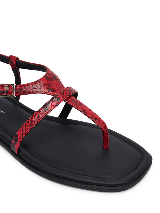 Tommy Hilfiger Tommy Hilfiger Sandalen Th Buckle FW0FW09514 Rot