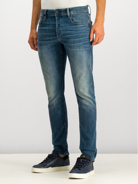 G-Star Raw Blugi 3301 51001-8968-2965 Bleumarin Slim Fit