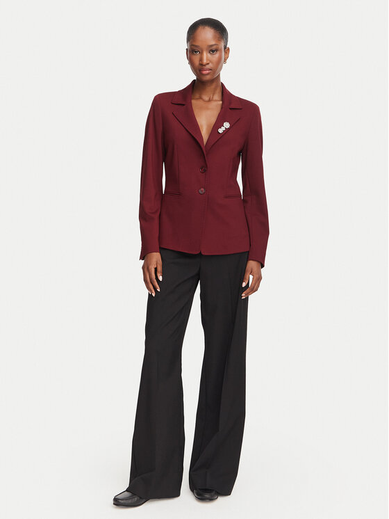 Marella Marella Sako Gommoso 2623916034 Bordó Slim Fit