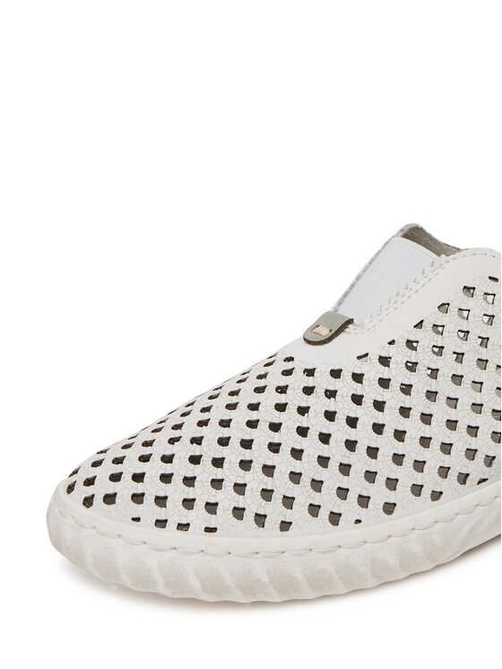 Rieker Rieker Pantofi N0965-80 Alb
