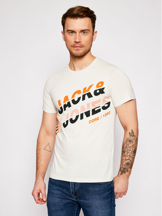 T-shirt Alpha 12188038 Beige Slim Fit