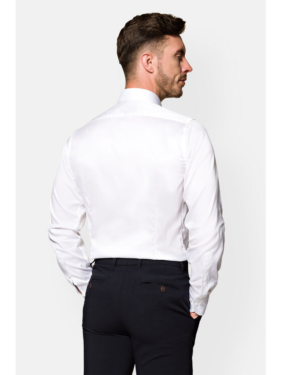 Lancerto Lancerto Koszula Giorgio KO073122000008 Biały Slim Fit