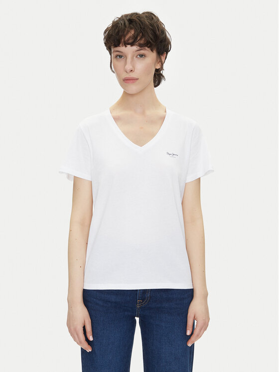 Pepe Jeans Bílá T-Shirt