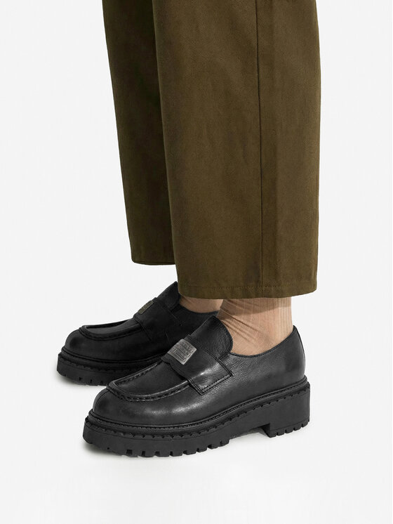 G-Star Raw G-Star Raw Loaferice EO-DOLUNAY-25FW05 Crna