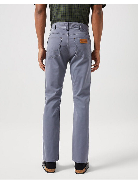 Wrangler Wrangler Spodnie materiałowe LARSTON Szary Slim Fit