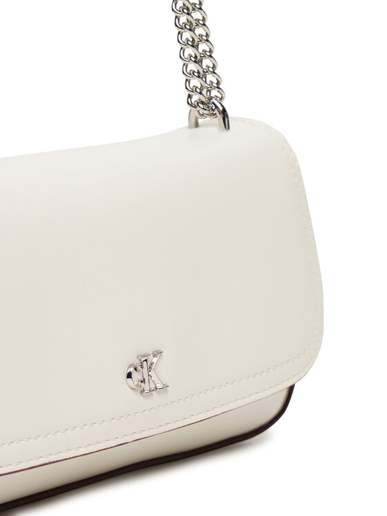 Calvin Klein Calvin Klein Torbica Ck Convertible Chain Small Bag LV04F3172G Bijela