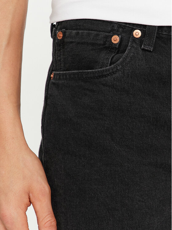 Levi's® Levi's® Džinsiniai šortai 501® Hemmed 36512-0224 Juoda Regular Fit