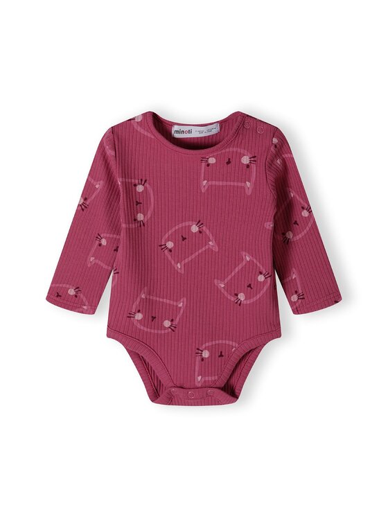 MINOTI MINOTI Komplet 3 par body 21babyrib3 Różowy Regular Fit