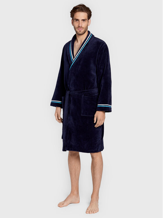 HOM HOM Accappatoio Transat 402443 Blu scuro