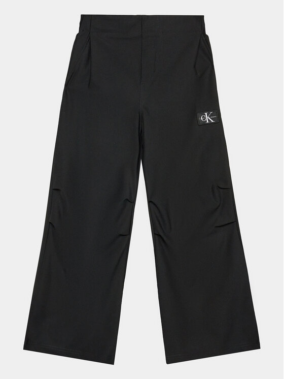 Calvin Klein Jeans Calvin Klein Jeans Pantaloni din material Modern IG0IG02288 Negru Regular Fit