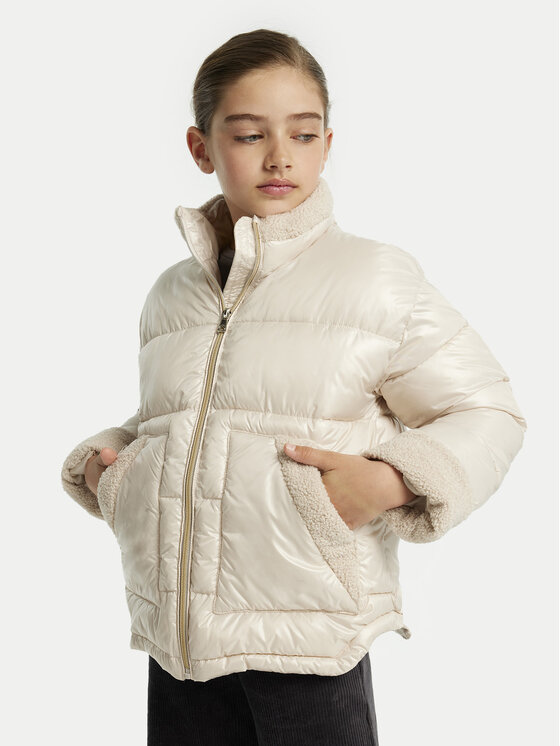 Mayoral Mayoral Зимно яке 7485 Бежов Regular Fit