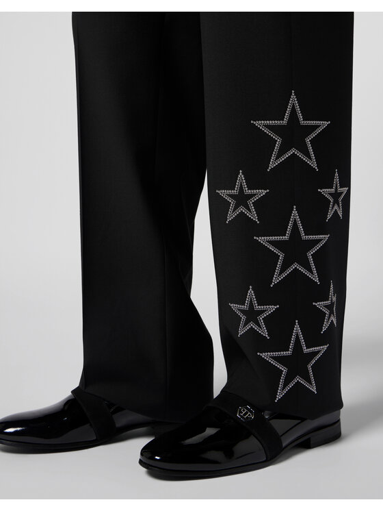 PHILIPP PLEIN PHILIPP PLEIN Pantaloni di tessuto 29062 Nero Regular Fit