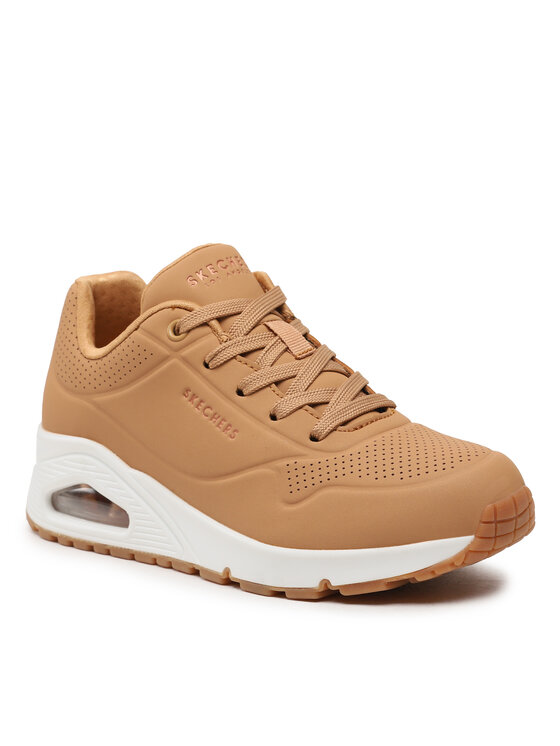 Skechers Skechers Sneakersy Uno Stand On Air 73690/TAN Brązowy
