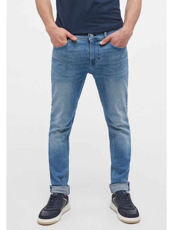 Mustang Mustang Jeansy ATLANTA SUPER SKINNY Niebieski Skinny Fit