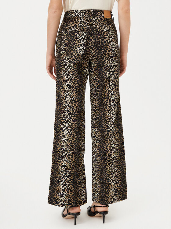ONLY ONLY Palazzo kalhoty Madison 15340798 Hnědá Regular Fit