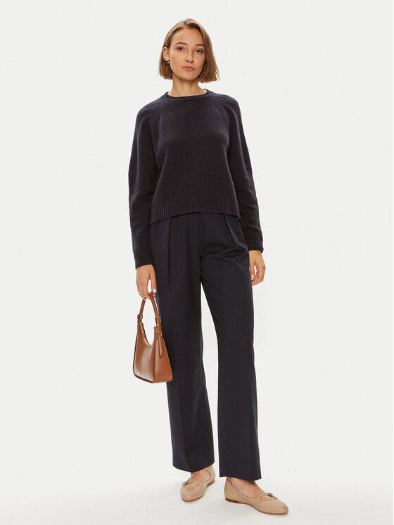 Weekend Max Mara Weekend Max Mara Sweater Gabbia 2425366162 Sötétkék Regular Fit