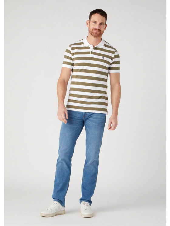 Wrangler Wrangler Jeansy Greensboro Vito Niebieski Regular Fit