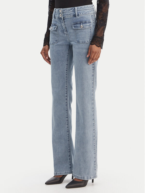 Morgan Morgan Džínsy 241-POLEN1 Modrá Bootcut Fit