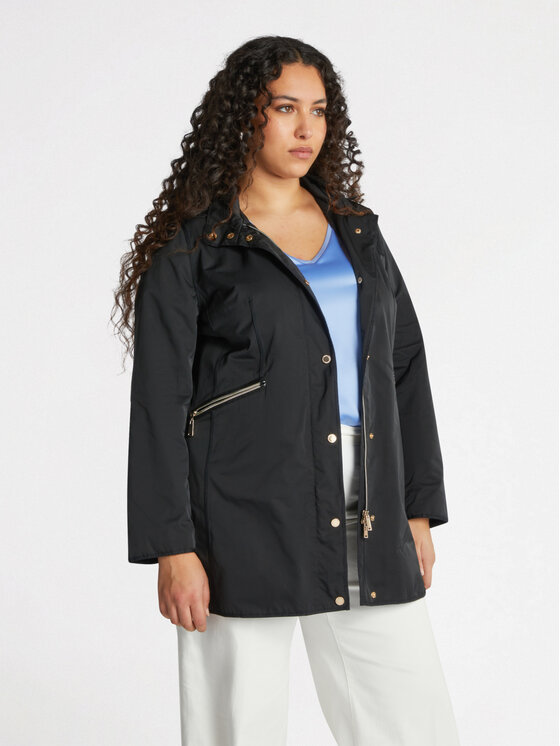 Fiorella Rubino Fiorella Rubino Cappotto invernale F387T001276N033 Nero A-Line Fit