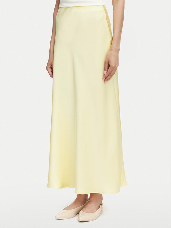 Vero Moda Fustă maxi Livia 10350079 Galben deschis Regular Fit