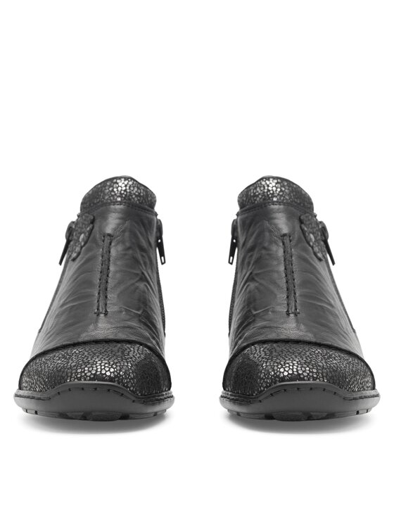 Rieker Rieker Botine 58388-01 Negru