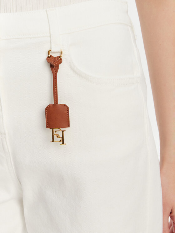 Elisabetta Franchi Elisabetta Franchi Jeansy PJ-87D-51E2 Biały Regular Fit