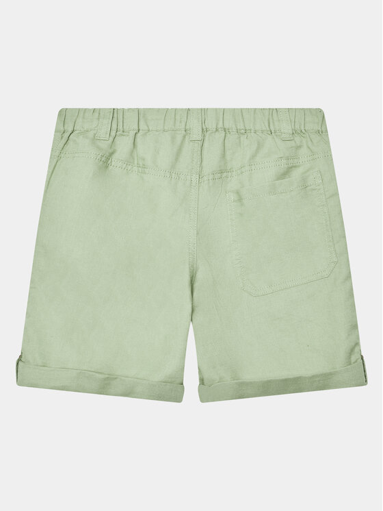 United Colors Of Benetton United Colors Of Benetton Szorty materiałowe 4BE7G9012 Zielony Regular Fit