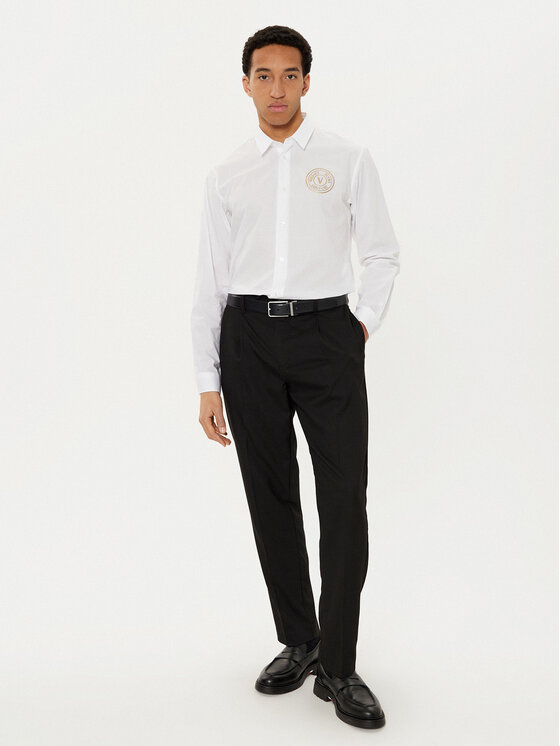 Versace Jeans Couture Versace Jeans Couture Πουκάμισο 78GALYS1 Λευκό Slim Fit