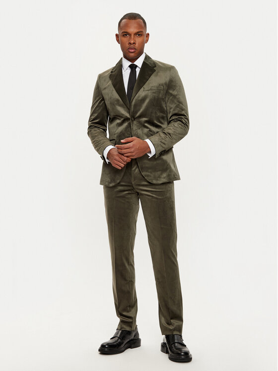 Męski Garnitur Jack&Jones, Rozmiar 50, Zielony, Velvet 12271528