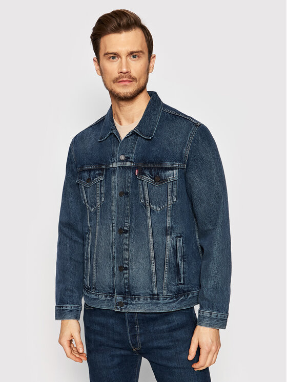 Levi's® Džinsa jaka Trucker 72334-0573 Tumši zils Regular Fit