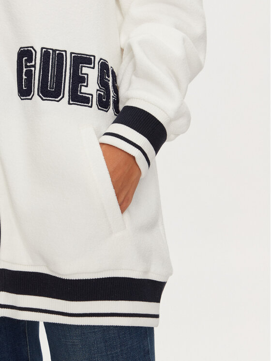 Guess Guess T-krekls V4BQ08 KCHV0 Balts Boxy Fit