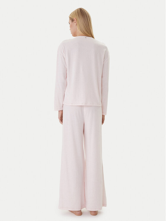 Tommy Hilfiger Tommy Hilfiger Pyjama UW0UW06077 Rosa Relaxed Fit