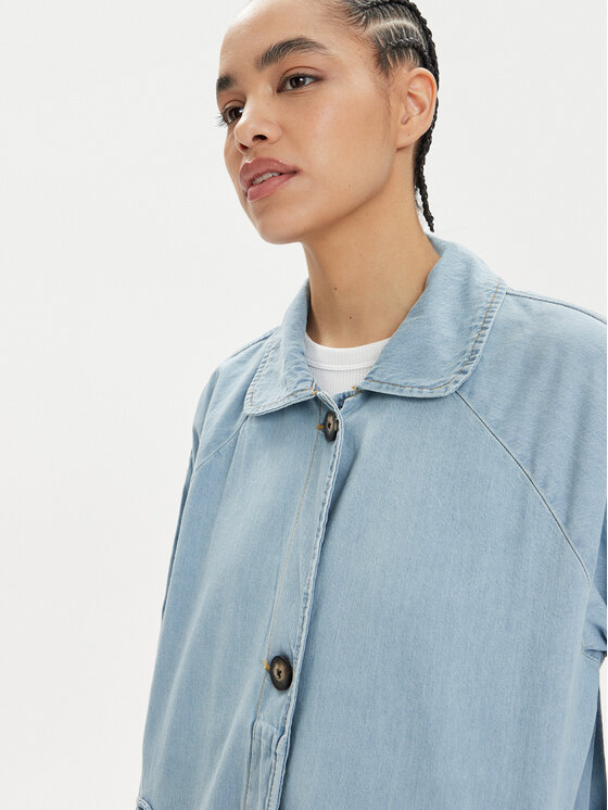 Vans Veste en jean Skate Mac Denim Coat VN000G90 Gris Regular Fit Modivo