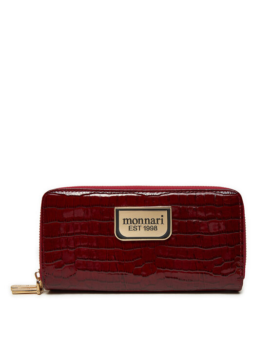 Monnari Monnari Portafoglio grande da donna PURIMP0-24Z-PUR0260-KM05D000-R00 Rosso
