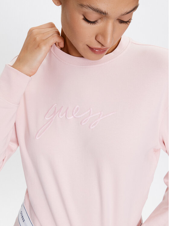 Guess Guess Sweatshirt O3YQ01 KBS91 Rosa Regular Fit