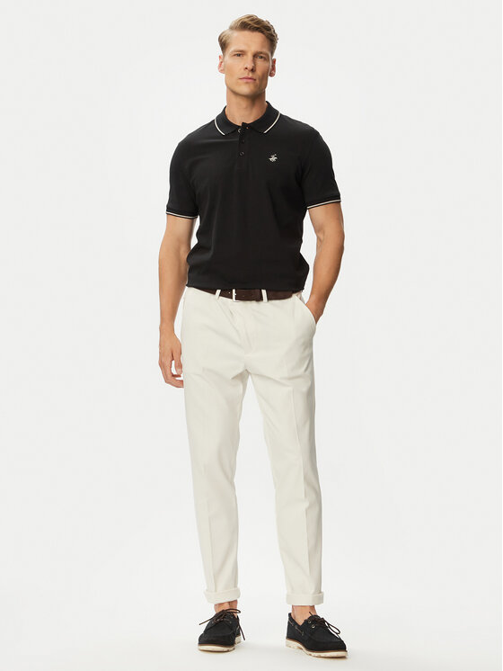 Beverly Hills Polo Club Beverly Hills Polo Club Poloshirt P-SS26M-P42561 Schwarz Regular Fit