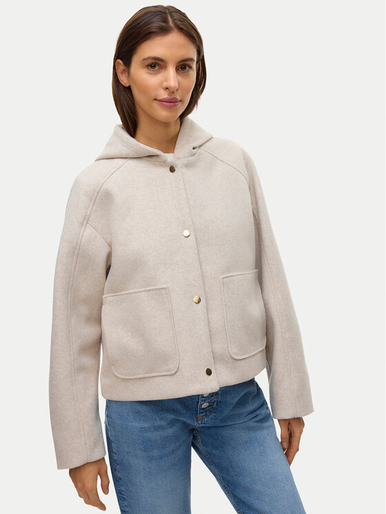 Vero Moda Vero Moda Bunda pro přechodné období Fortunerome 10331598 Béžová Regular Fit