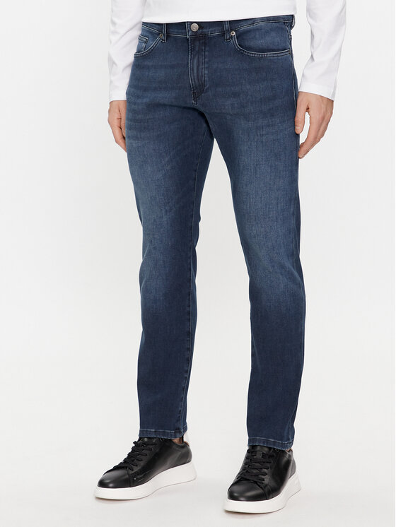 Boss Jeans Hlače P-Delaware 3-1 50508121 Modra Slim Fit