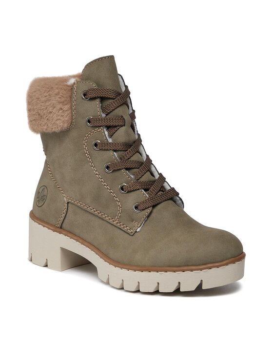 Rieker Rieker Škornji X5718-52 Khaki